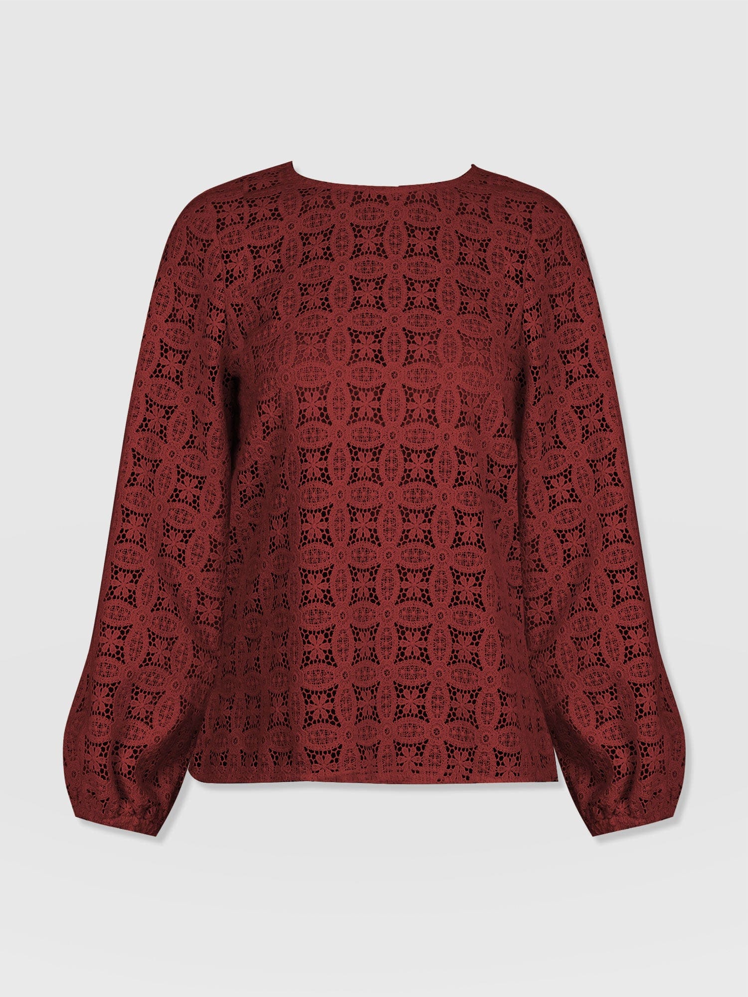 Sadie Blouse - Burgundy - Women's Blouses | Saint + Sofia® USA